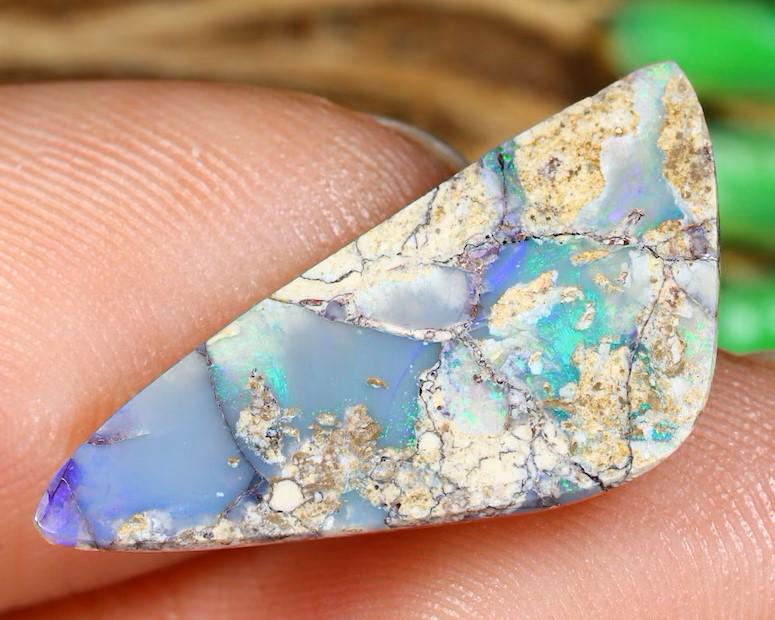 Australian Lightning Ridge Mine Loose Black Opal Dark Solid Opal Cabochon: Dimension: 20.7x9.5x3.3mm Thousand Planet Auction House Season 2 Asian Treasure Hunt Auction, auction including Abstract Oil Painting, Sculptures & Carvings, Statues & Statuettes, Bust Carving, Signet