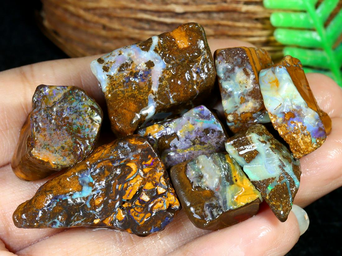 187Ct Natural Australian Koroit Yowah Boulder Opal Rough Specimens (1 of 2)