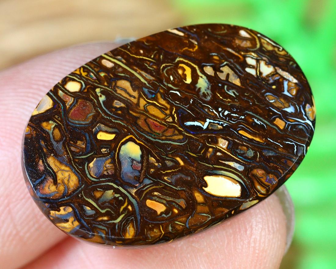 15.2Ct Natural Loose Australian Koroit Yowah Boulder Opal Cabochon (1 of 4)