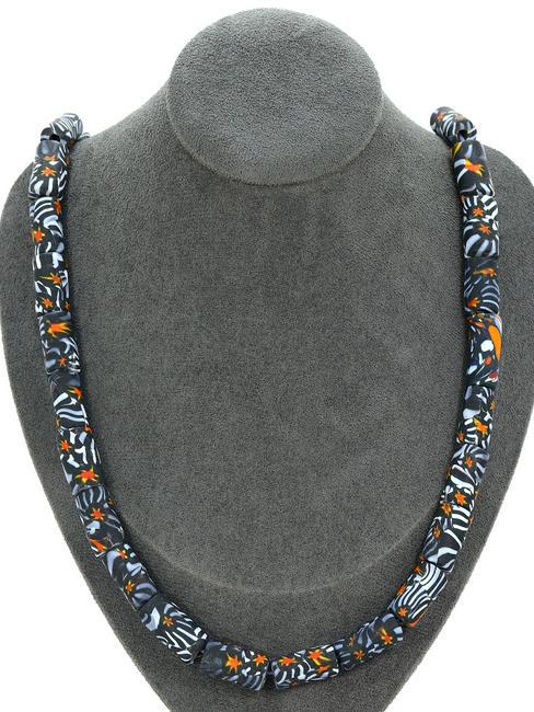 167Gram Murano Millefiori Glass Paperweights Venetian Art Glass Beads Necklace (1 of 2)