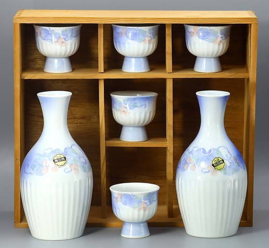 Wooden Sake Box Japanese Style Wooden Sake Box Sake Cup Holder
