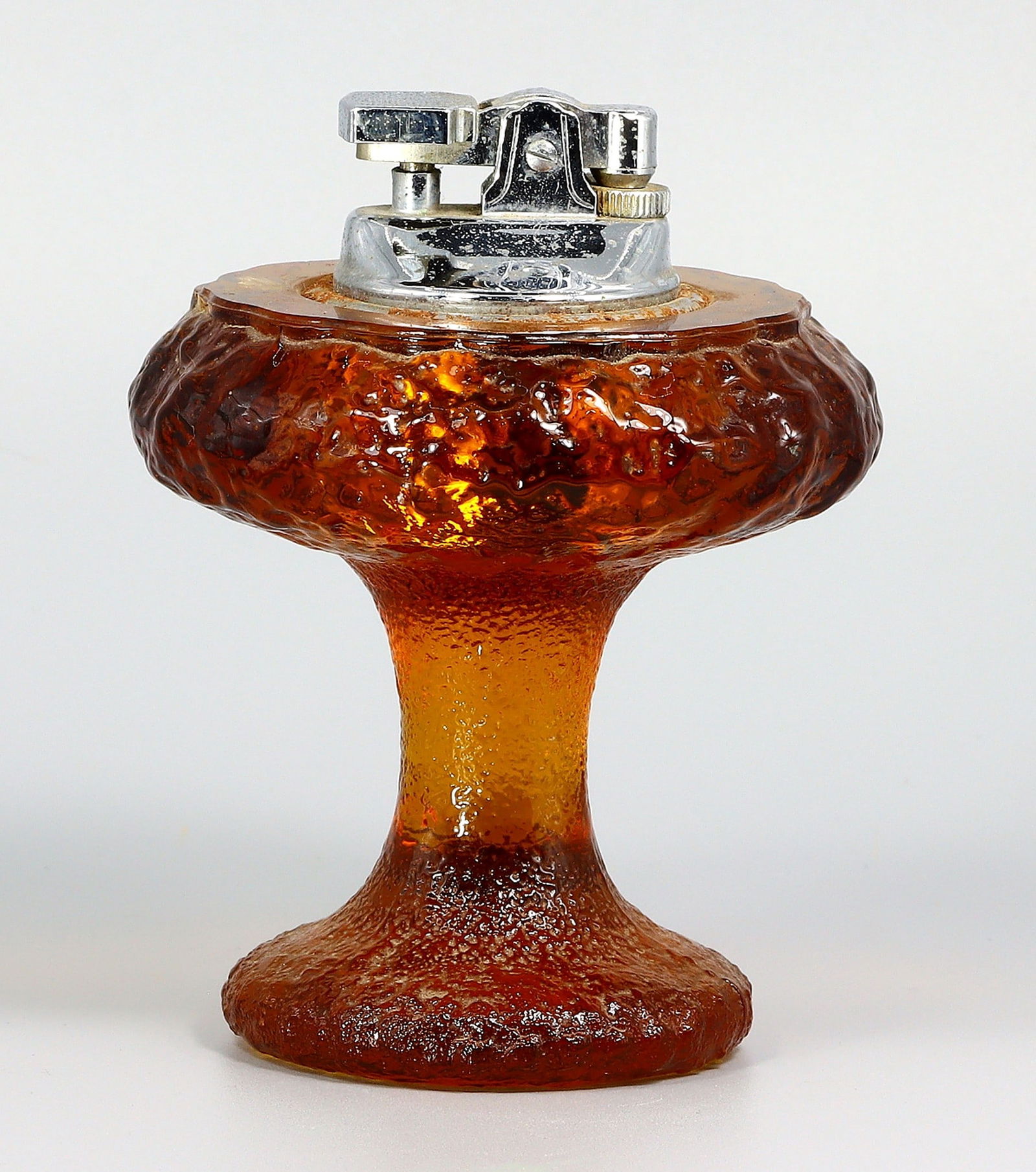 Vintage Murano Glass Icicle Table Lighter Cigarette Lighter (1 of 4)