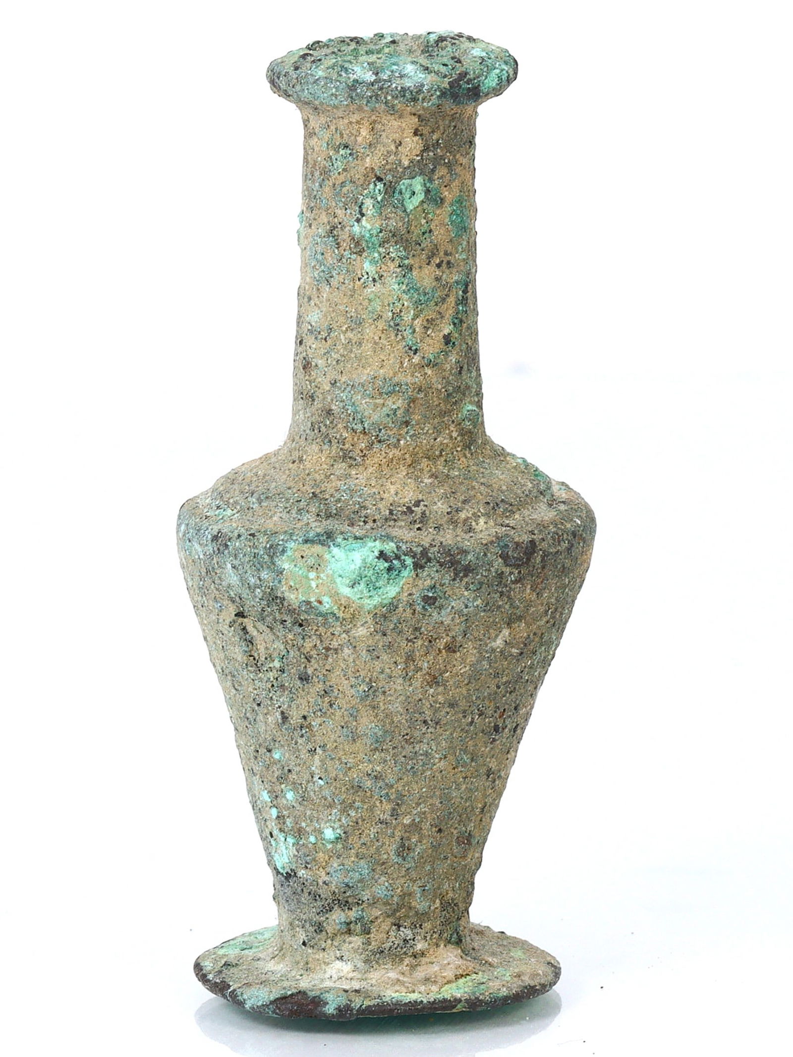 Ancient Bronze Western Asiatic Roman Bronze Flask Vessel Art Antique Artifacts (1 of 4)