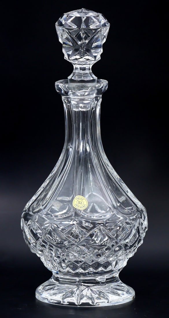 Vintage American Brilliant Cut Lead Glass Crystal Decanter (1 of 4)