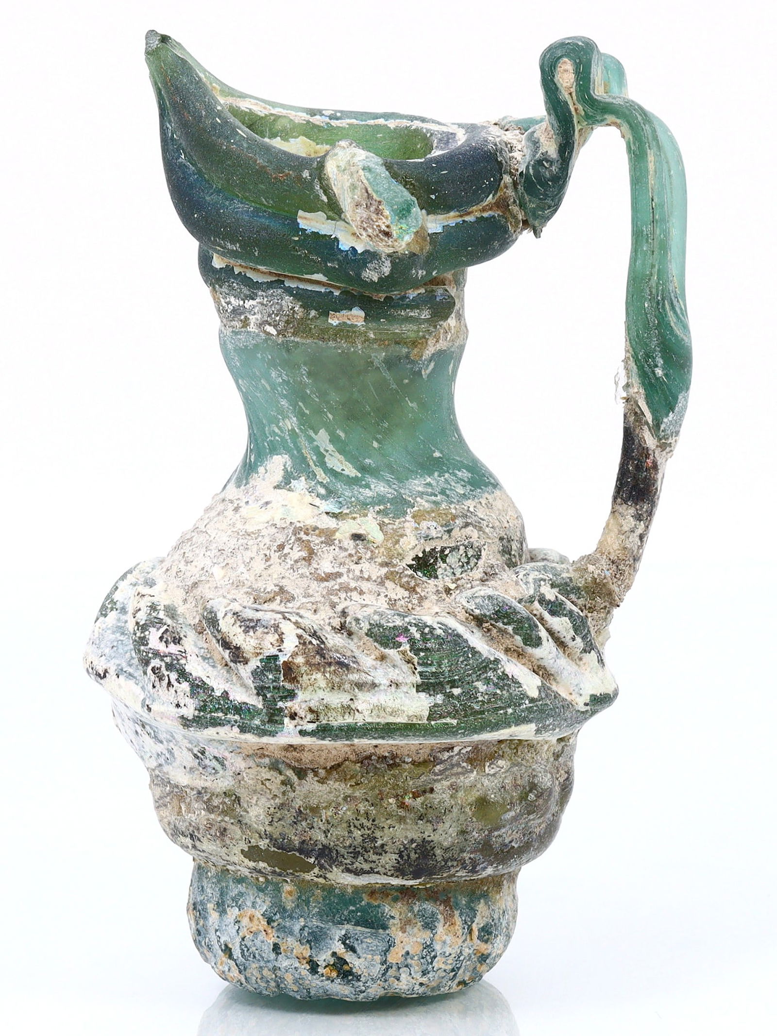 An Ancient Western Asiatic Roman Glass Unguentarium Flask Vessel Art Antique (1 of 4)