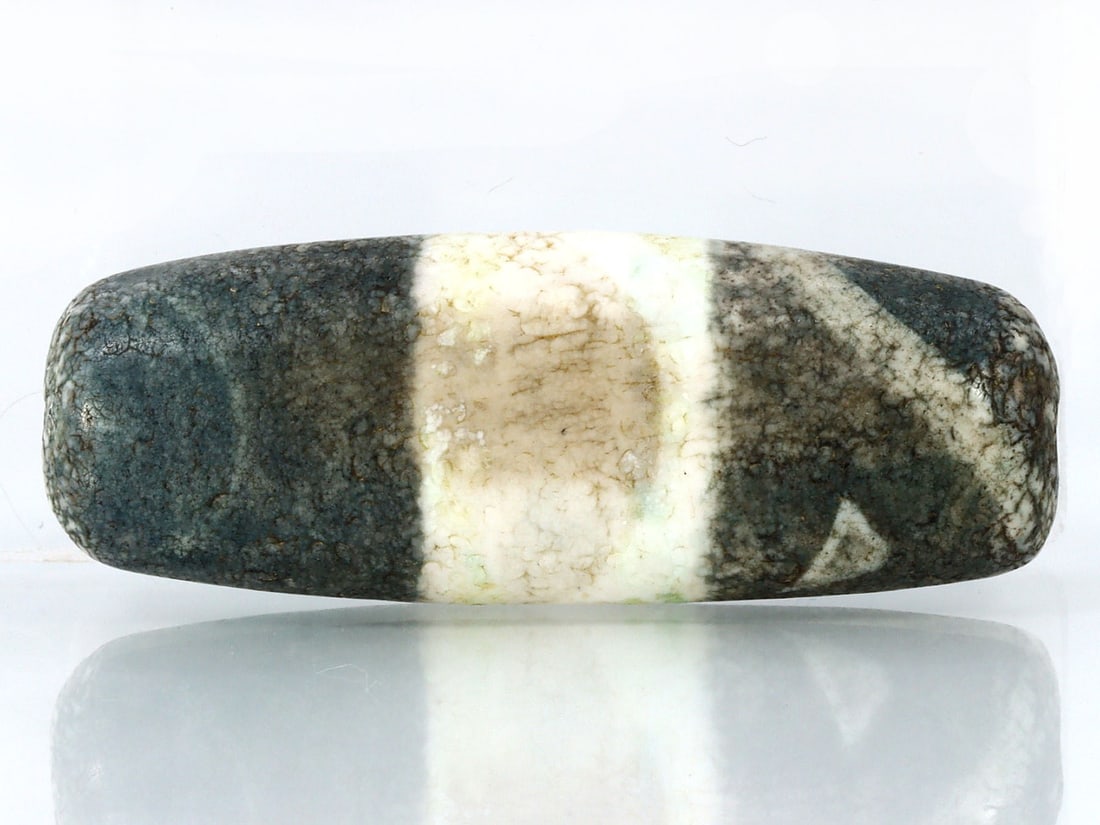 Ancient Very Old Tibetan Pyu Striped Agate Bead (1 of 3)