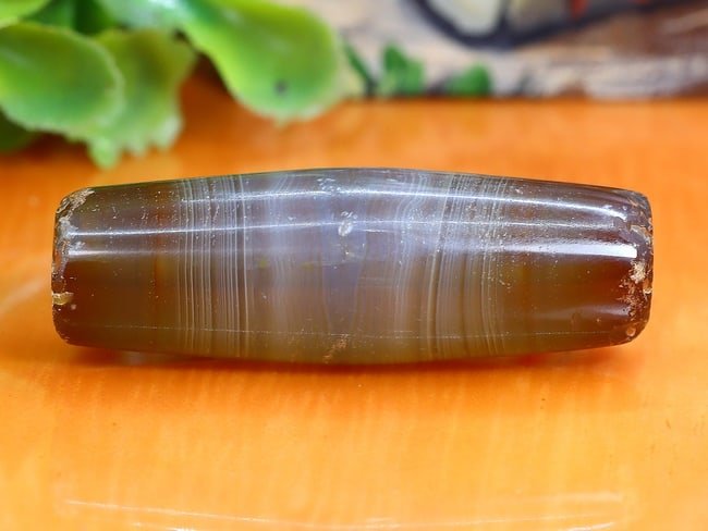 Antique Vintage Old Tibetan Pyu Striped Agate Bead (1 of 4)