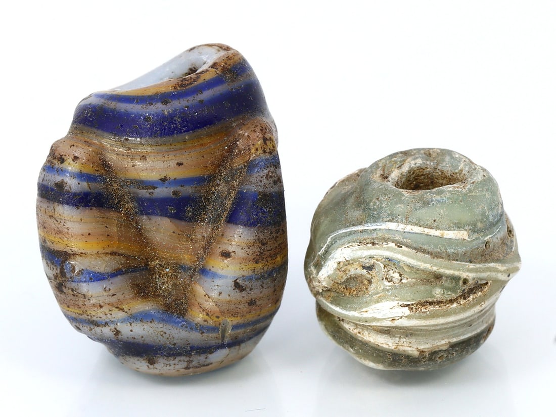 Collection of Pieces Original Ancient Glass Beads (1 of 2)