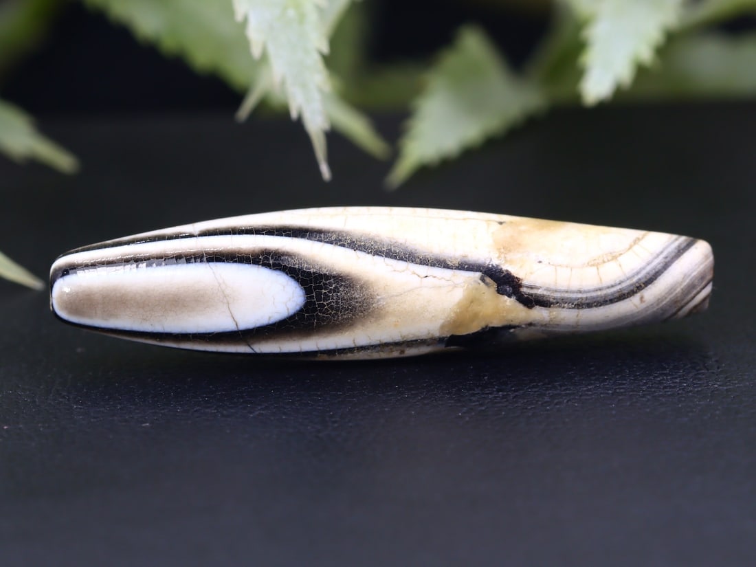 An Antique Vintage Old Tibetan Pyu Agate Bead (1 of 3)