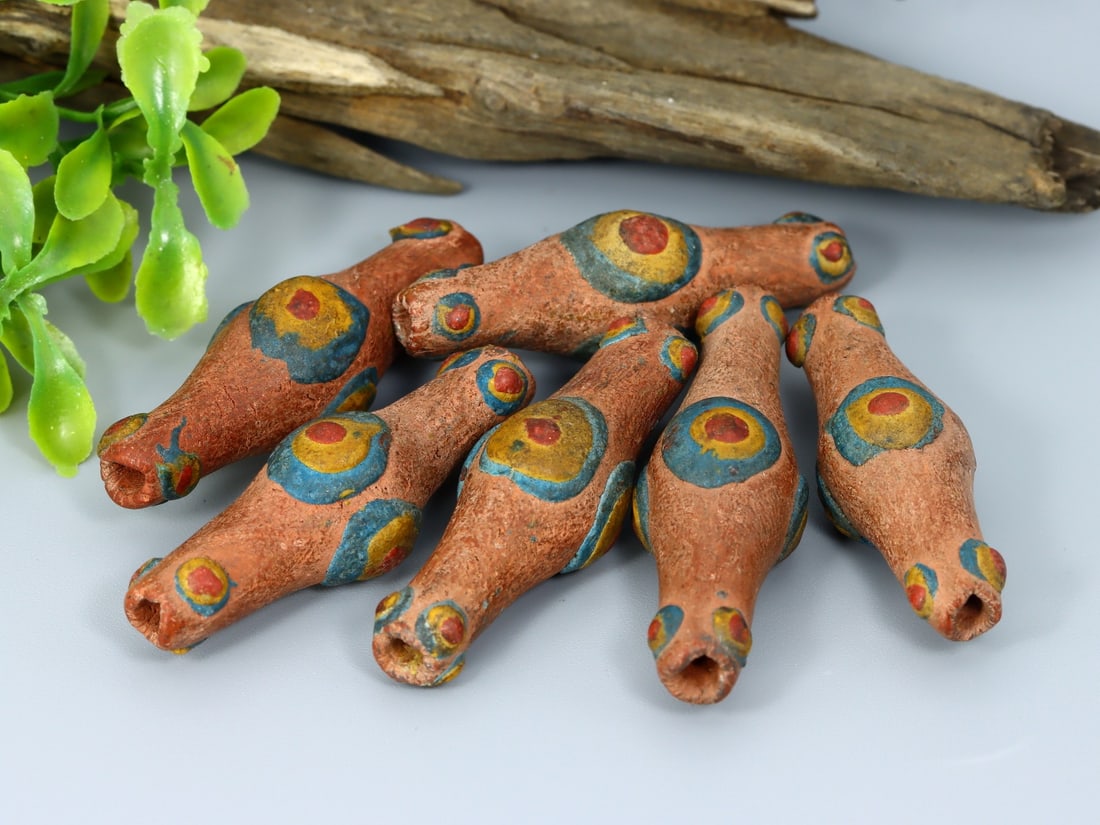 Ancient Antique  Roman Glass Bead or Venetian Millefiori Beads (1 of 2)