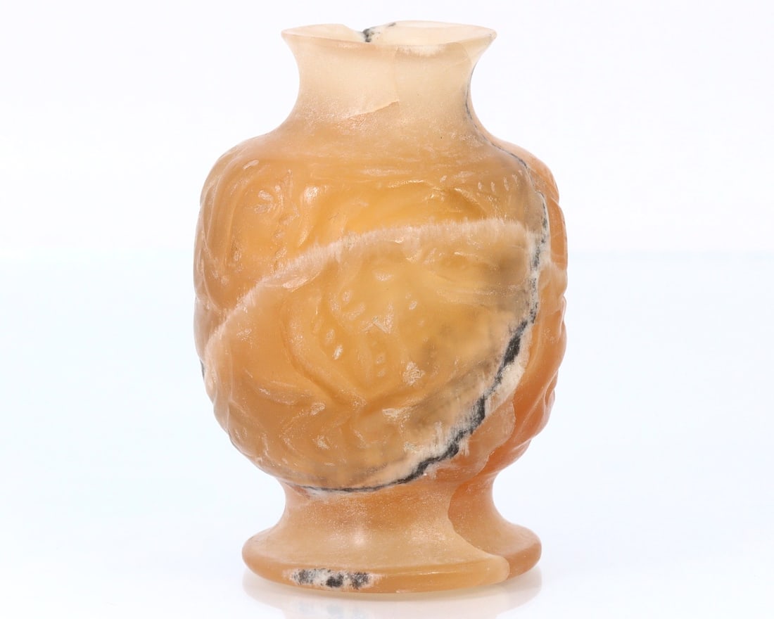 An Ancient Western Asiatic Roman Rock Crystal Unguentarium Flask Vessel Art Antique: 7x4.5cm Weight: 131 grams (Before Packing) Featuring property of local collections include Europe & Oriental antiques and decorative arts. A truly bargain hunter's, fixer-upper's, and pack-rat's dream