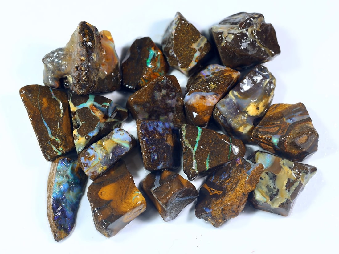 109 Grams Natural Australian Koroit Yowah Boulder Opal Rough Specimens: 24x22 mm Weight: 109 grams (Before Packing) Featuring property of local collections include Europe & Oriental antiques and decorative arts. A truly bargain hunter's, fixer-upper's, and pack-rat's drea
