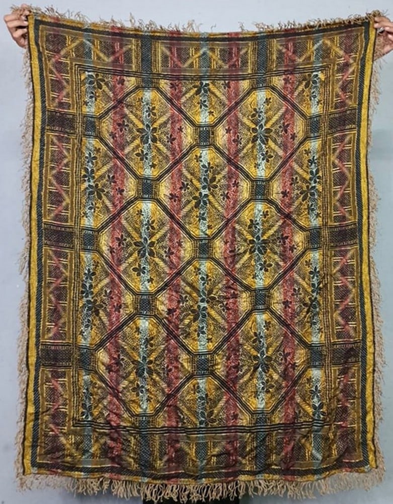 54"x43"Vintage Handmade Embroidered Tapestry & Wall Hanging (1 of 1)