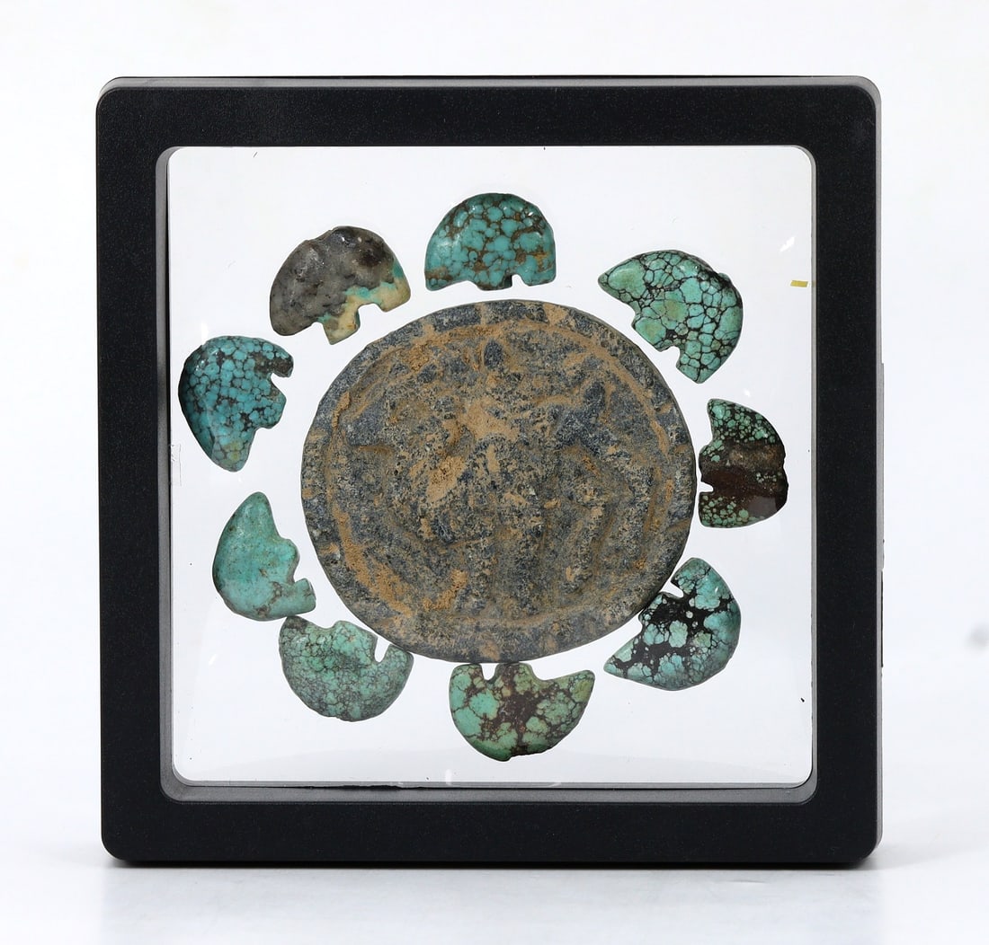 Collection of Ancient Roman Stamp Seal and Tibetan Animal Carving Beads (1 of 2)