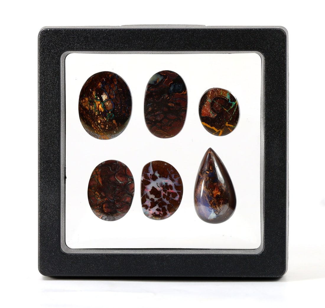 66Ct Australian Koroit Yowah Boulder Opal Cabochon (1 of 2)