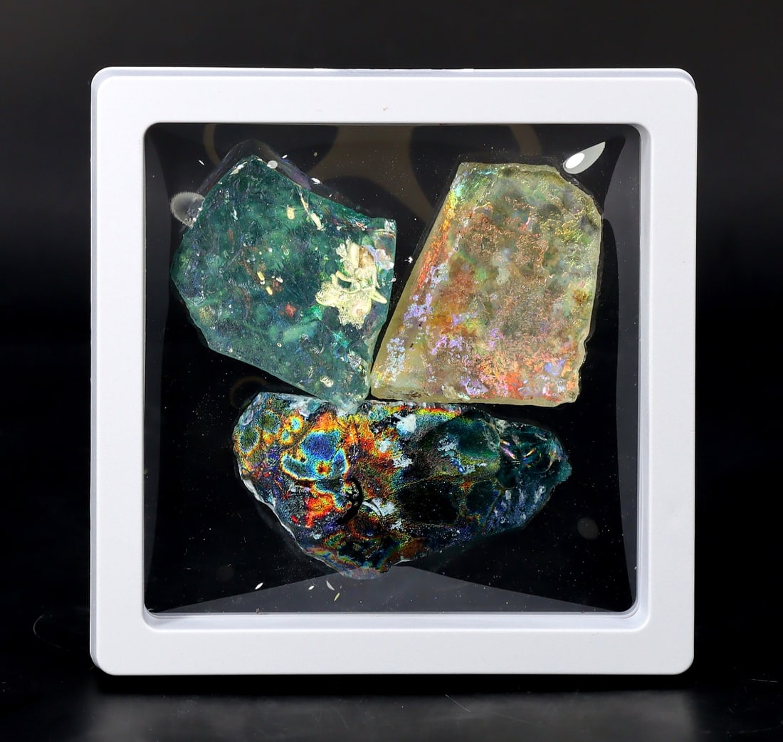 Antique surface iridescent Roman Glass Slags Collections (1 of 2)