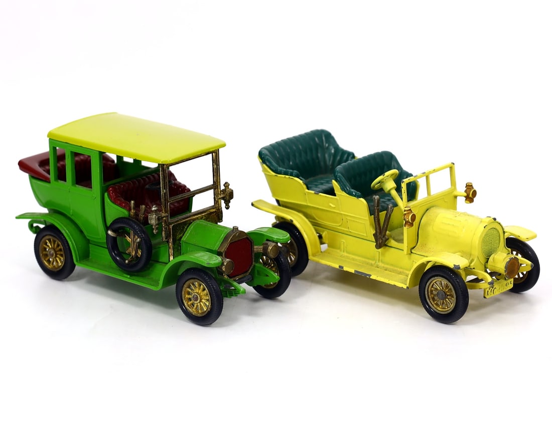 2 Vintage Lesney Matchbox Models of Yesteryear Y-3 & Yesteryear No 16 - 1904 Spyker (1 of 5)