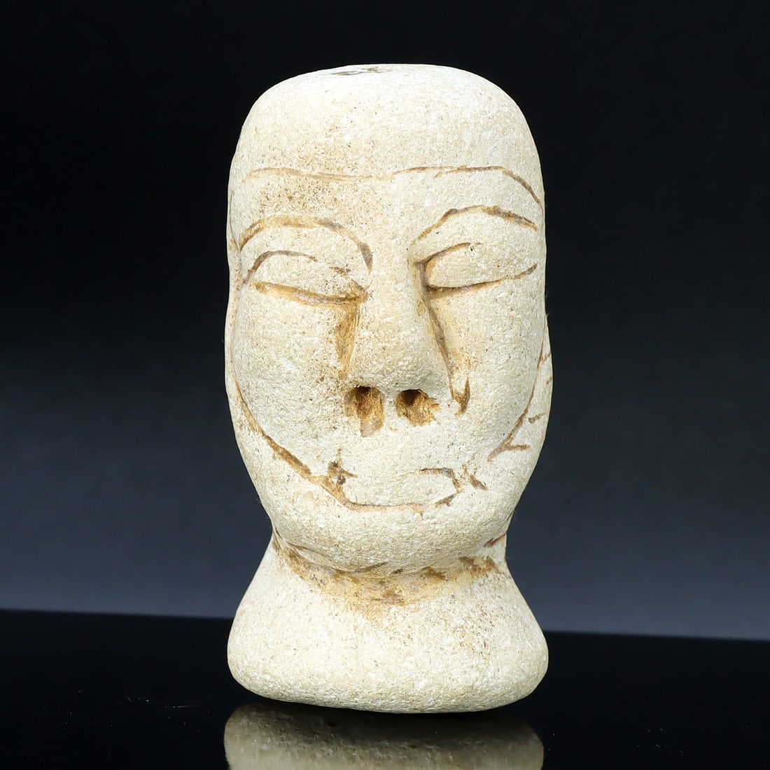 Ancient Bactrian Sandstone Sculptor Idol Statue of Goddess 2000 B.C (1 of 3)