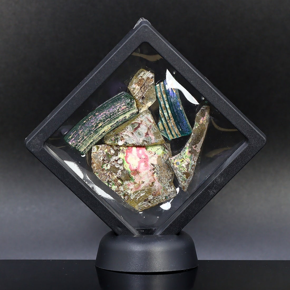 Antique surface iridescent Roman Glass Slags Collections (1 of 2)