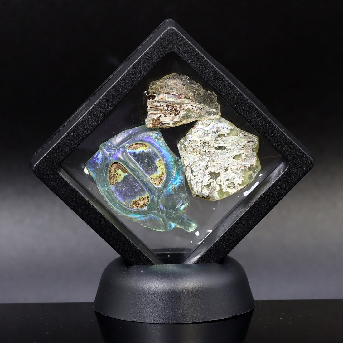 Antique surface iridescent Roman Glass Slags Collections (1 of 2)