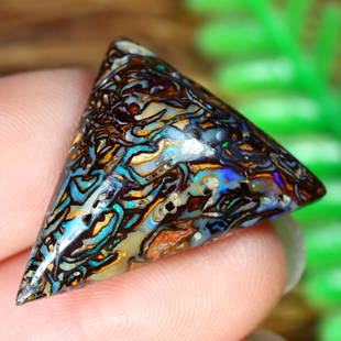 14.9Ct Australian Koroit Yowah Boulder Opal Cabochon: 22x17x7mm Weight: 14.9Ct