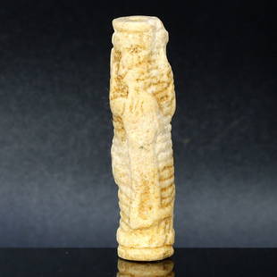 Ancient Mesopotamian Cylinder Stamp Seal: 6x1.5cm Weight: 20grams