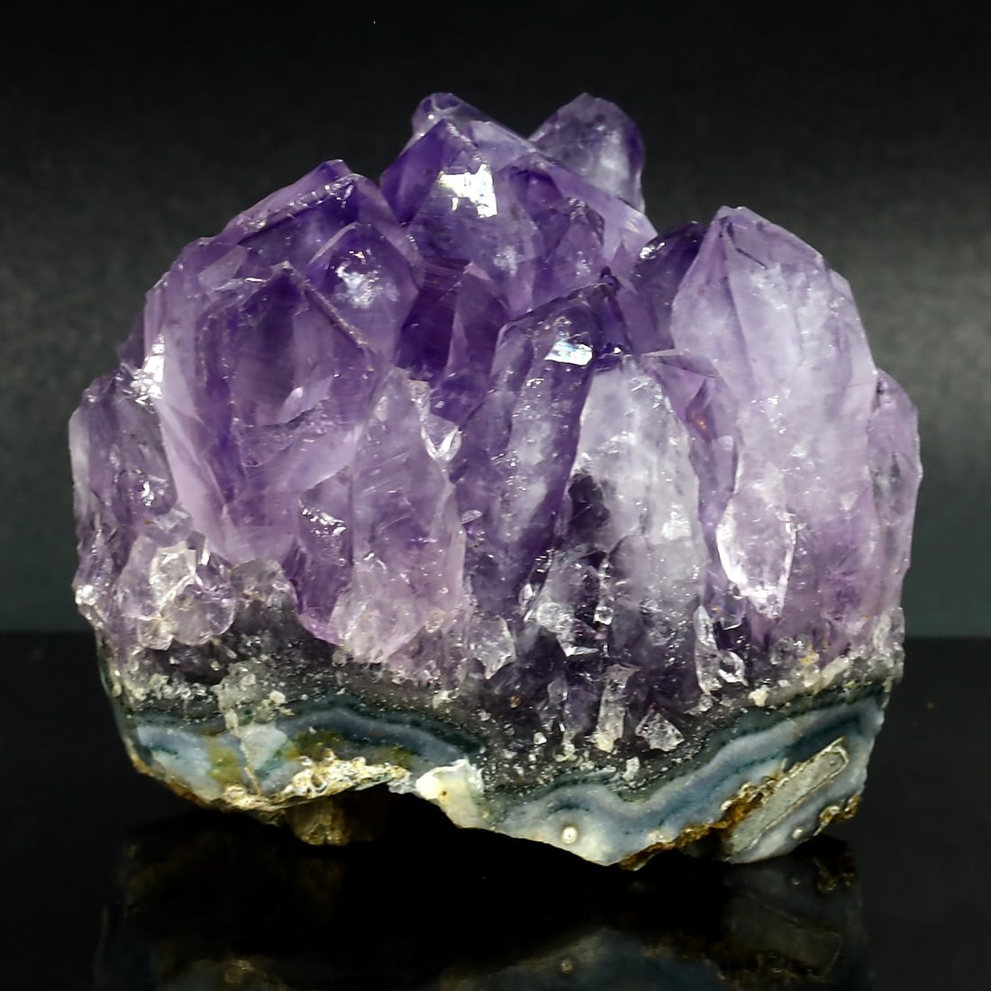 147g Natural Amethyst Angel Aura Quartz Crystal Cluster Crystal Geode Specimen (1 of 4)
