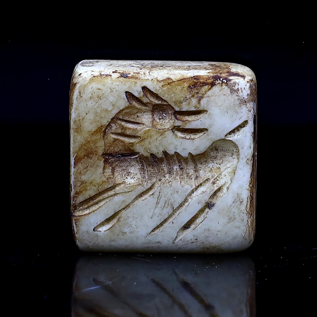 Ancient Roman Byzantine Period Gambling Gaming Bone Dice: 2x2cm Weight: 5grams