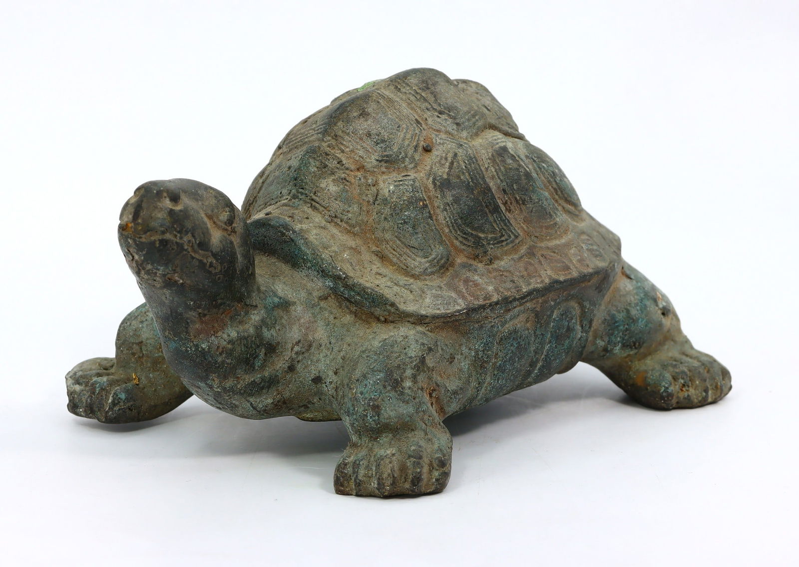 Antique Oriental Chinese Bronze Tortoise Statue Figurine Sculpture (1 of 4)