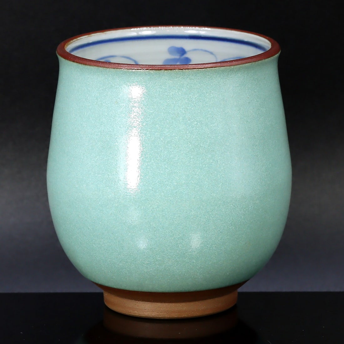 An Oriental Asian Japanese Artistic Signed Ceramic Tea Cup (1 of 4)
