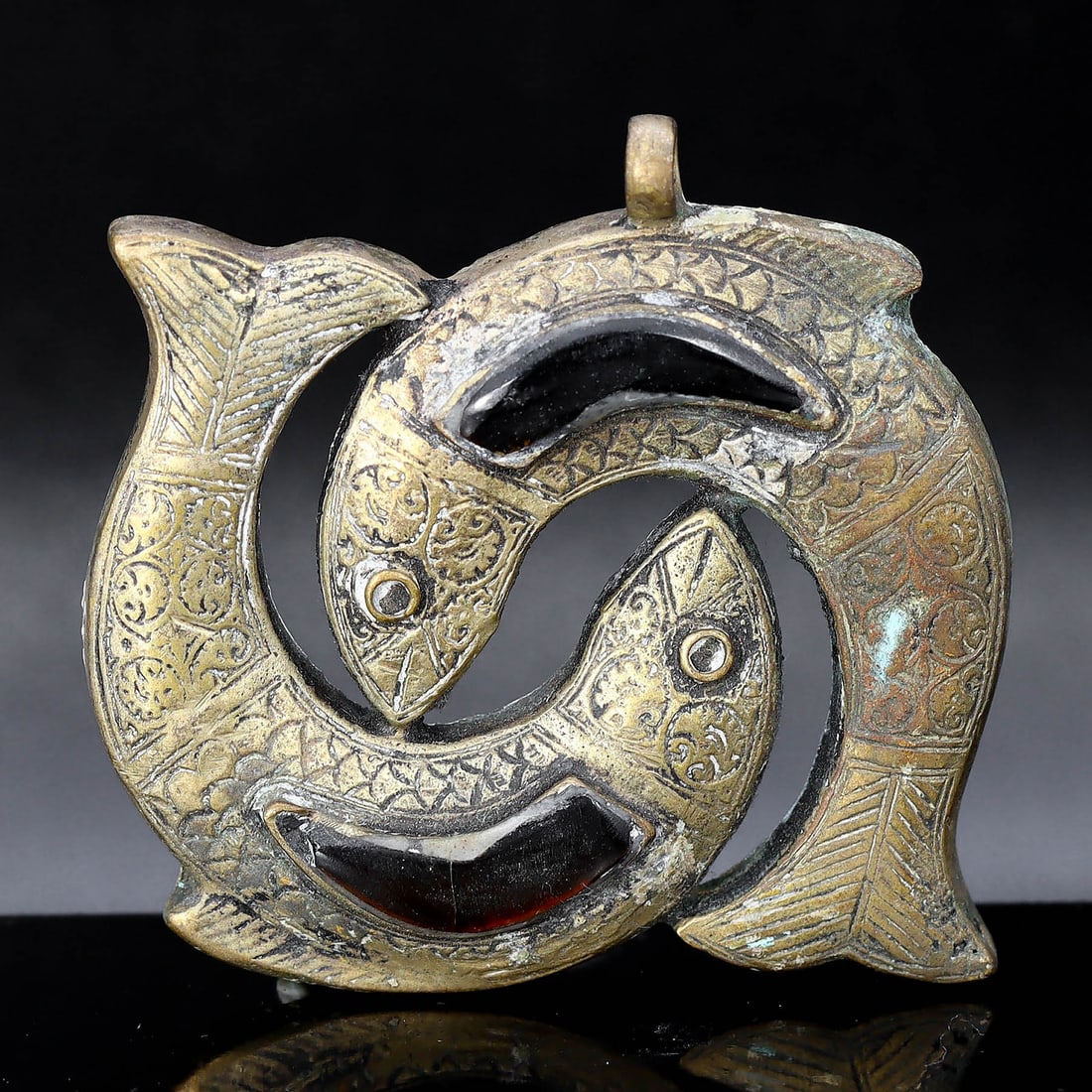 Mid Century Middle Eastern Islamic Art Tribal Silver Pendant Locket (1 of 2)