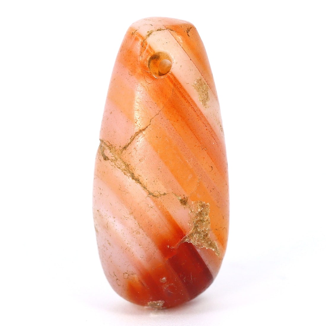 Rare Ancient Agate Carnelian Pendant Bead: Early Egypt 3100-2686 BC Collectible Piece (1 of 3)