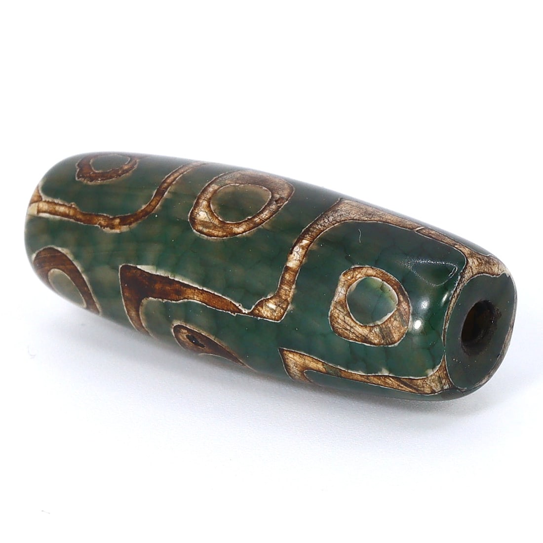 Contemporary Etched Tibetan Eyes Dzi Bead, Chinese / Taiwanese (Present) (1 of 4)
