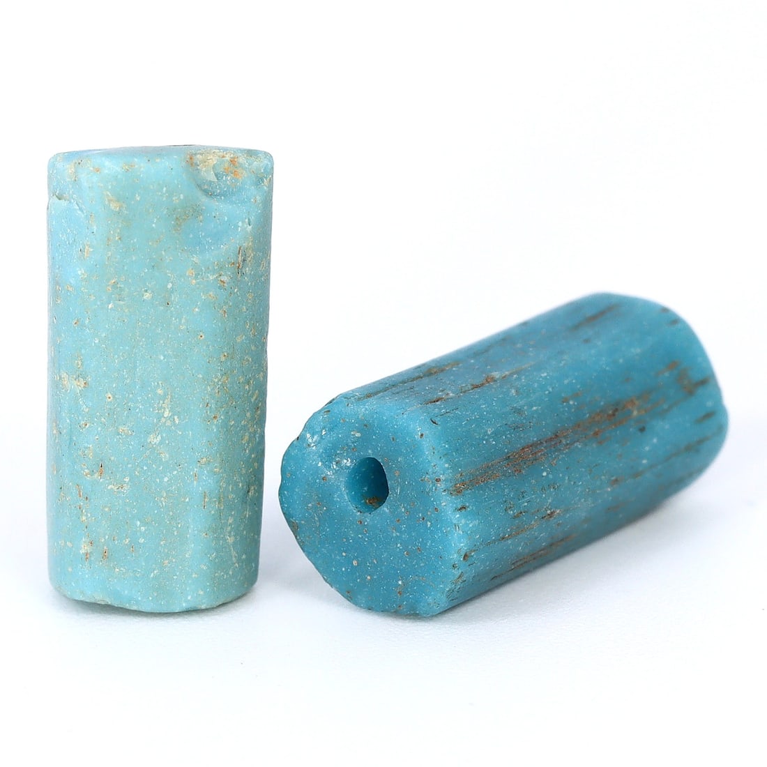 Ancient Faience Bead, Old Kingdom Ancient Egypt (2686 BC to 2181 BC) (1 of 3)