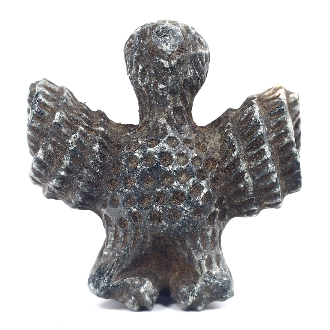Ancient Bird Sculpture from the Achaemenid Empire (550 BC - 330 BC): Dimension: 45x45mm The "Ancient Bird of Cyrus the Great Sculpture" is a remarkable artifact dating back to the Achaemenid Empire, which thrived from 550 BC to 330 BC. This sculpture, likely crafted du