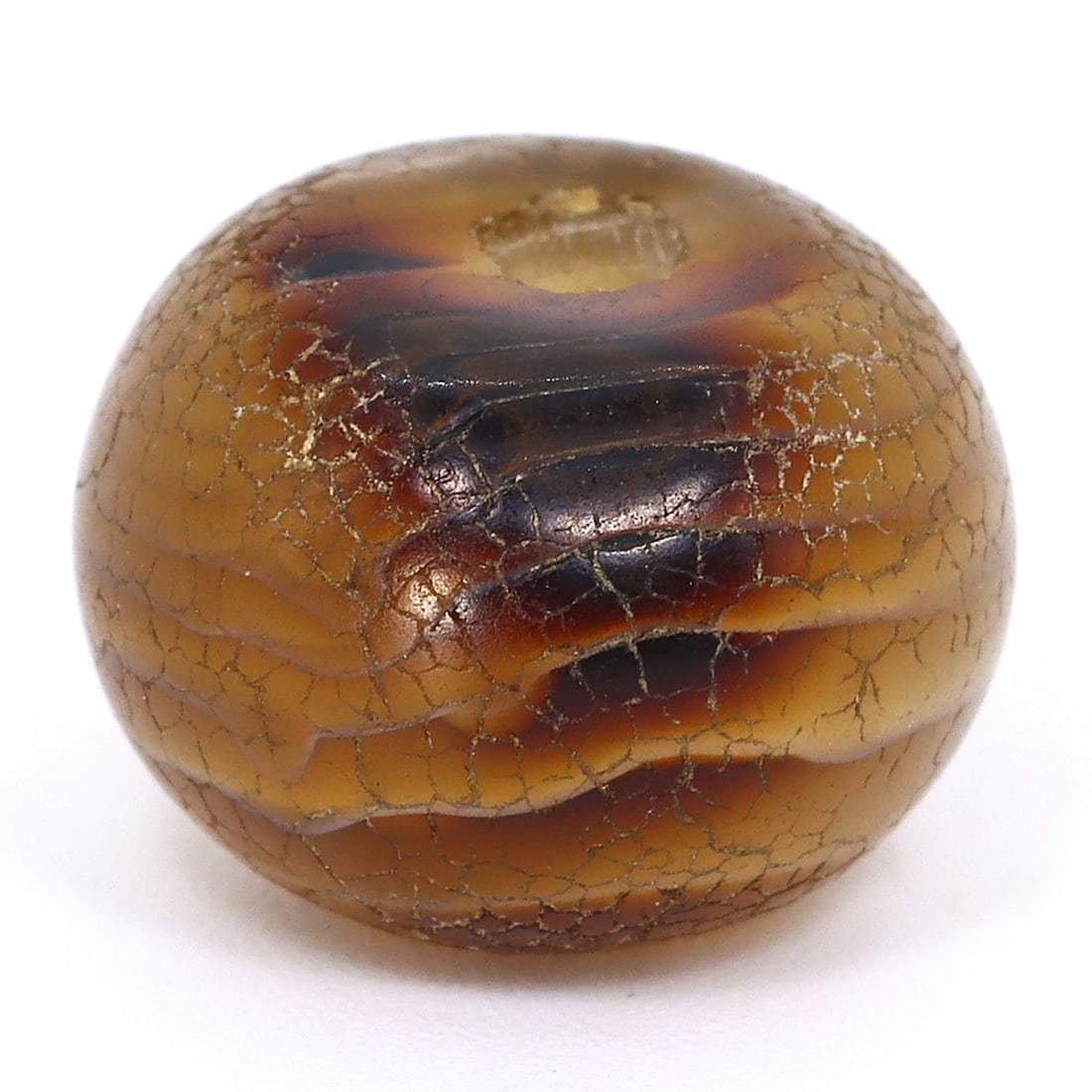 Eyes of the Past: Ancient Sulemani Babagoria Art & Eye Agate Dzi Bead 700-500 BC (1 of 4)