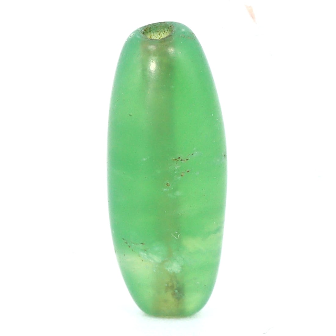 Antique Green Jade Bead, Himalayan (1650 AD - 1800 AD) (1 of 4)