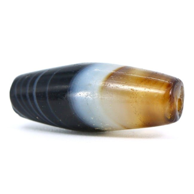 Ancient Persian Banded Agate Dzi Bead, Parthian Period (3rdC BC - 1stC BC) (1 of 4)