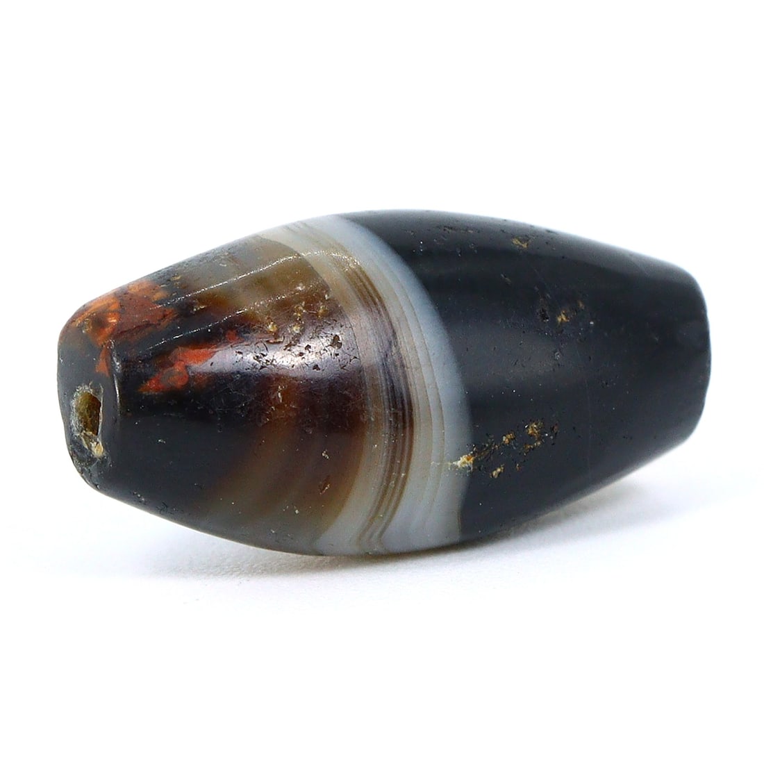 Ancient Persian Banded Agate Dzi Bead, Parthian Period (3rdC BC - 1stC BC) (1 of 4)