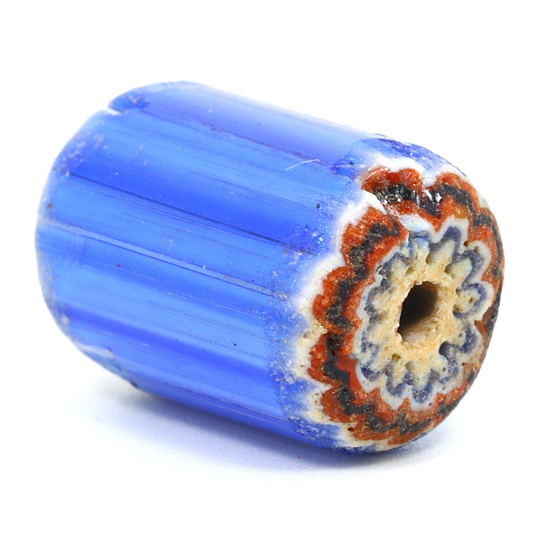Antique Glass Chevron Bead Venice(1600AD-1700AD): Bead Dimension: 16.4x11mm in size Discover the Timeless Beauty of Ancient Beads with Thousand Planet Auction House Beneath the sands of history lie treasures that transcend time-ancient beads that bea