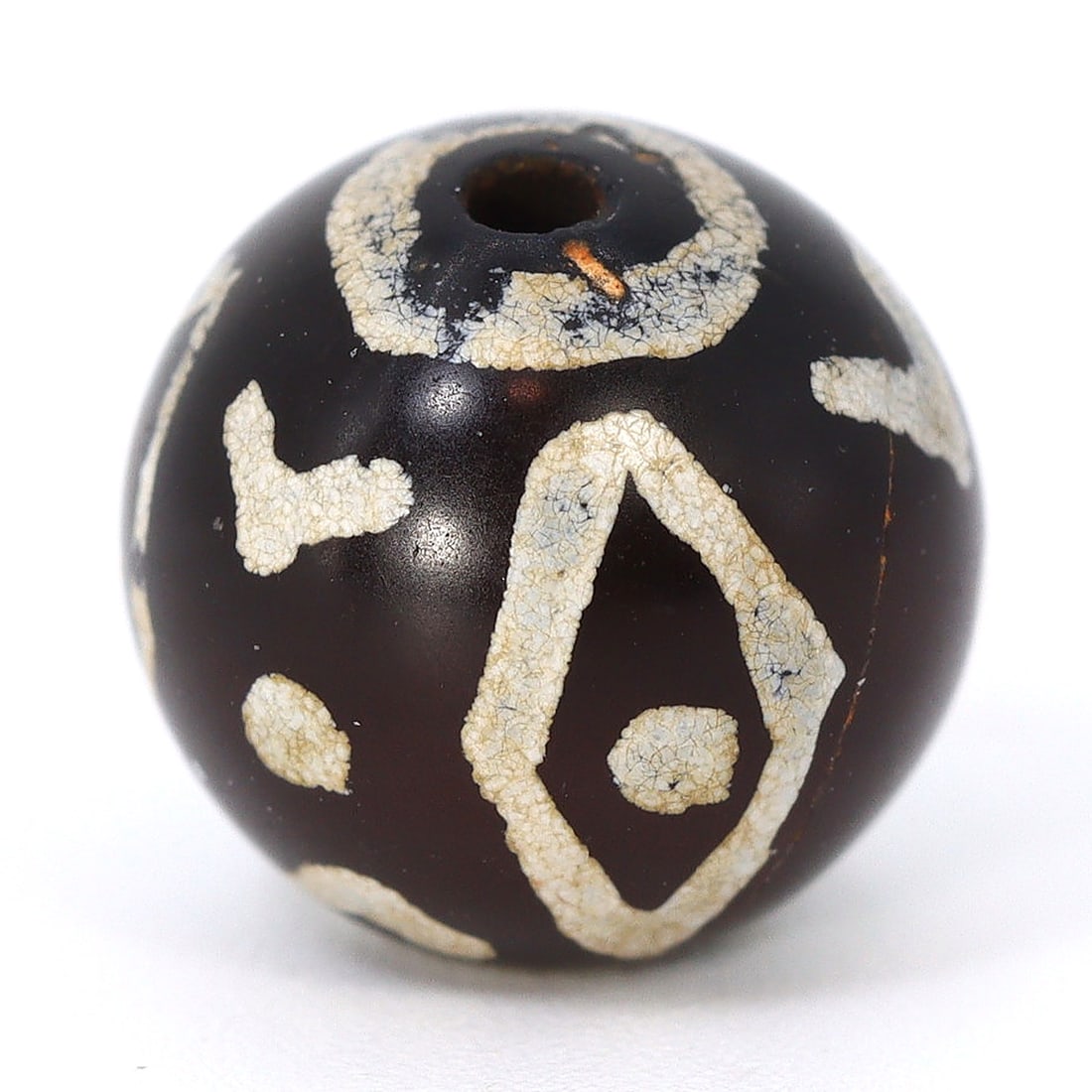 Ancient Etched Agate Dzi Bead, Ancient Pyu Burma (1stC AD - 11thC AD) (1 of 4)