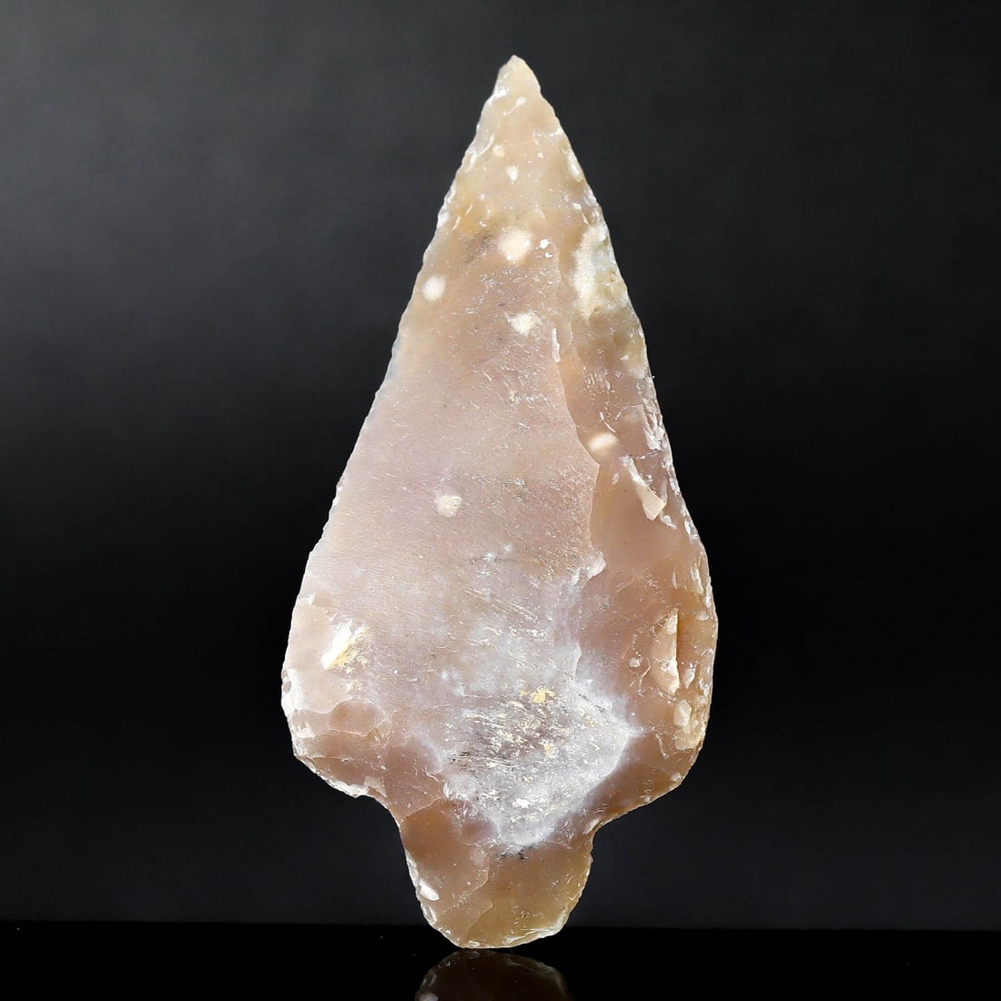 Upper Paleolithic Flint Arrowhead: Artifact from South France's Lascaux Caves (c. 20,000-10,000 BC) (1 of 2)