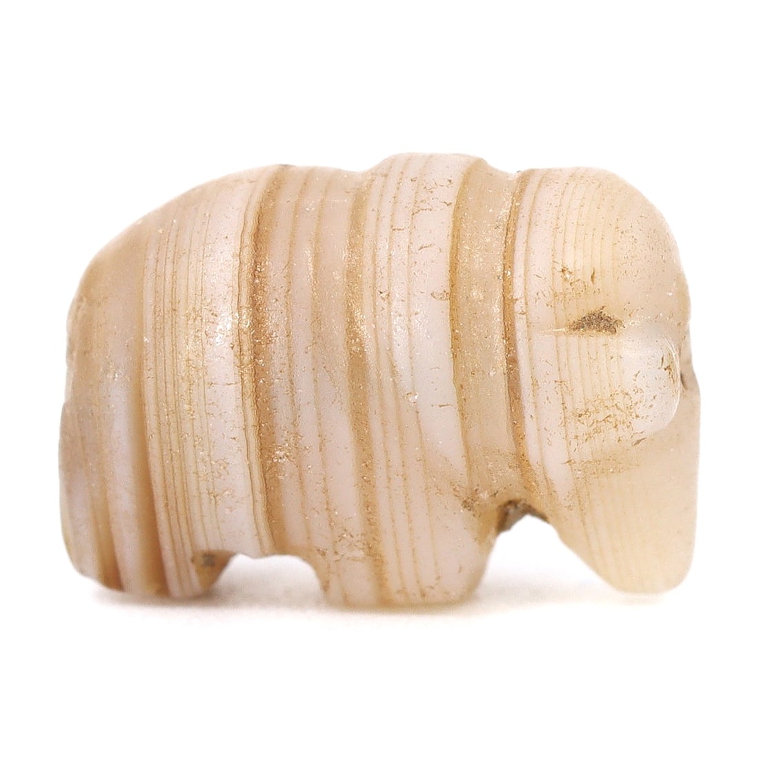 Pyu Carved Animal Sculpture Bead: Echoes of Ancient Burmese Artistry (7th-9th Century AD) (1 of 4)