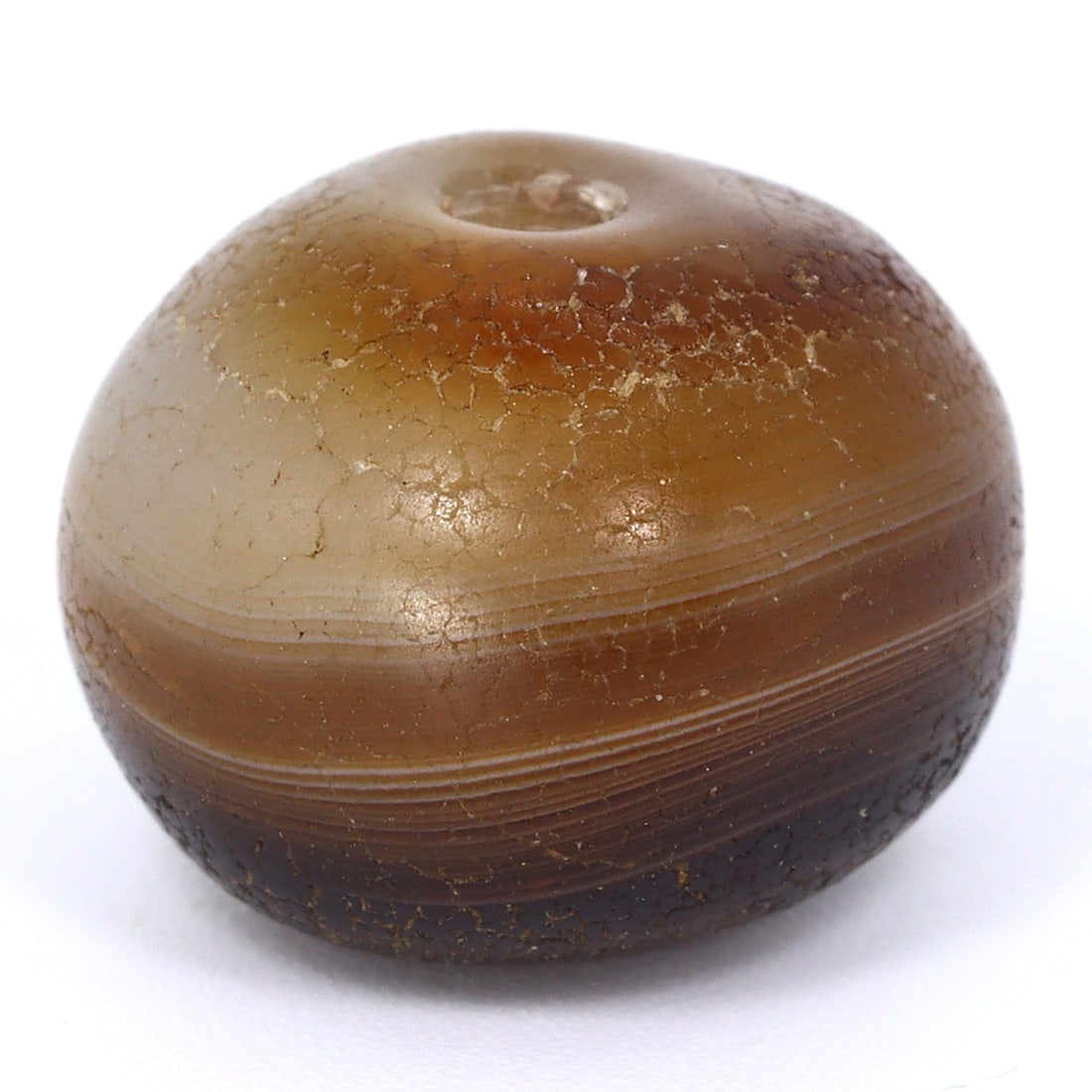 Ancient Bactrian Kingdom Sulemani Agate Bead: Timeless Elegance from Himalayan Heights (c. 200-1 BC) (1 of 4)
