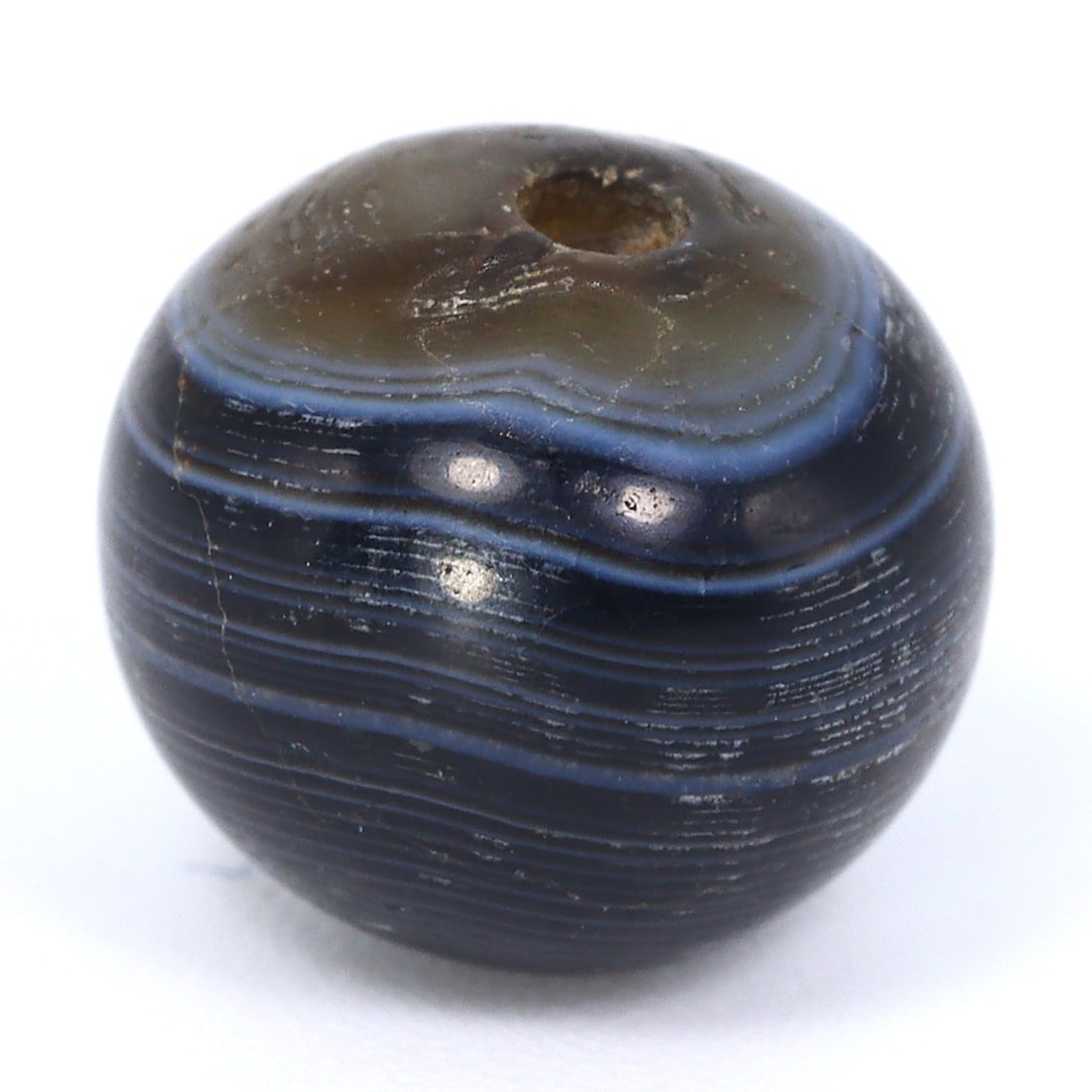 Ancient Sulemani Babagoria Art Eye Agate Dzi Bead: Symbol of Early Civilizations (700-500 BC) (1 of 4)
