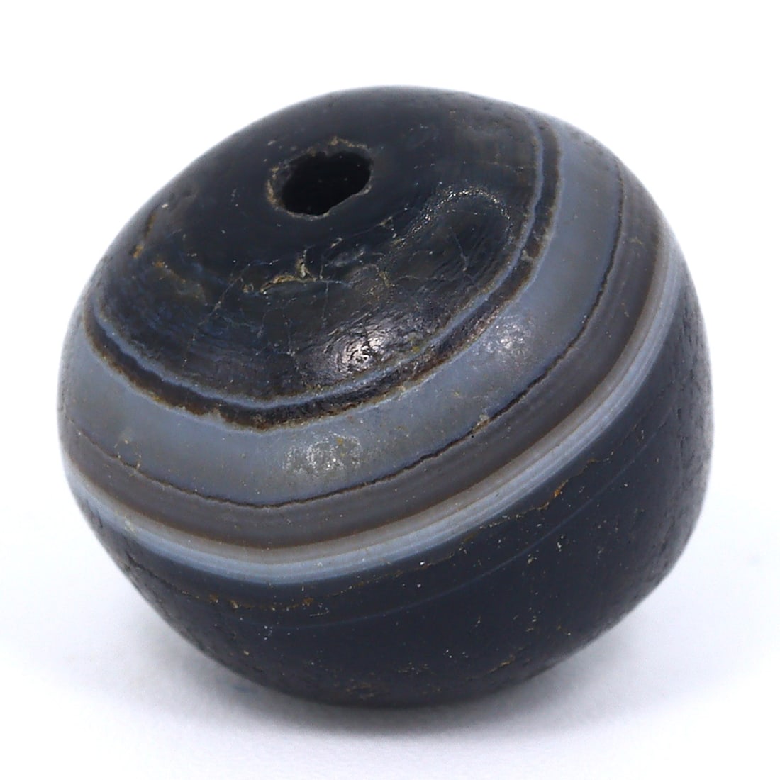 Ancient Sulemani Babagoria Art Eye Agate Dzi Bead: Symbol of Early Civilizations (700-500 BC) (1 of 3)