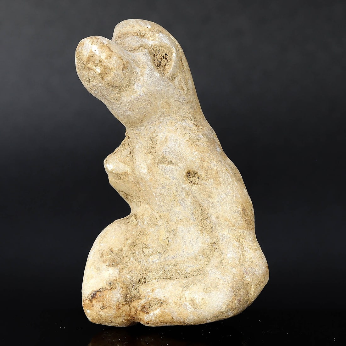 Ancient Mesopotamian Limestone Sculpture: Dawn of Civilization (21st-23rd Centuries BCE) (1 of 4)