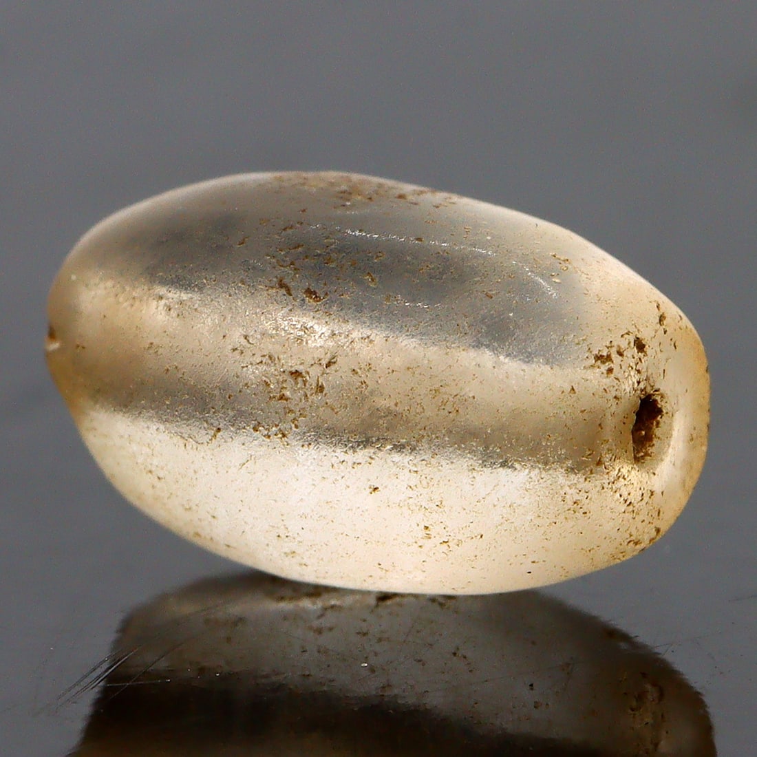 Ancient Rock Crystal Bead: Reflecting India's Magnificent Legacy (circa 500-1500 AD) (1 of 4)
