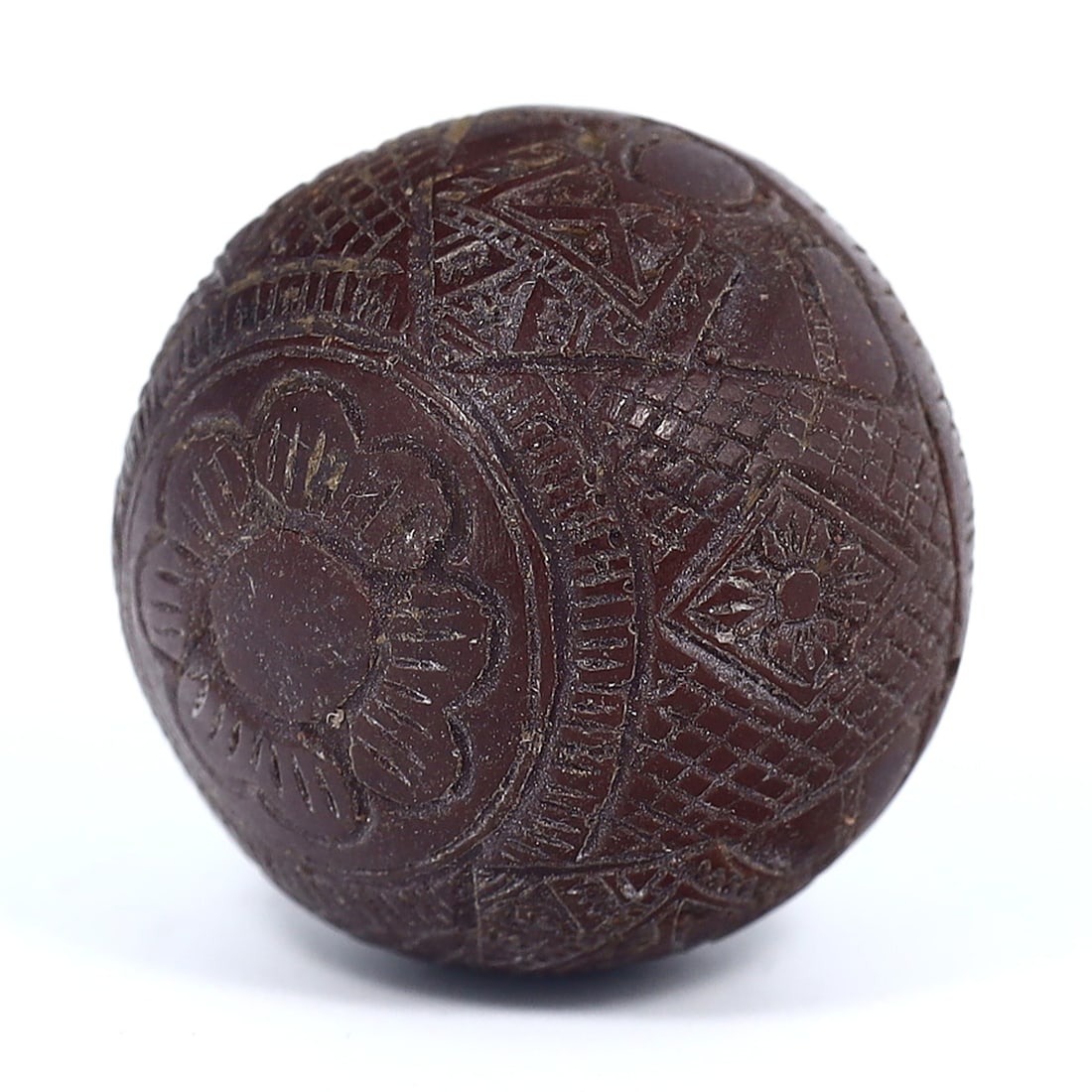 Antique Buddhist Ritual Amulet Ball: Mid-Century Thai Talisman (mid-1900s) (1 of 4)