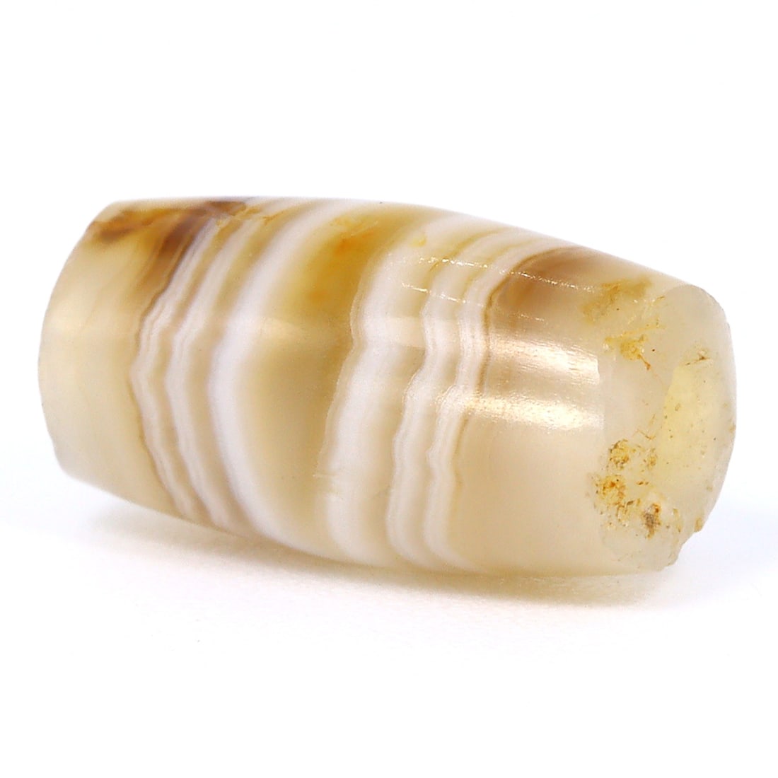 Rare Pre-Achaemenid Banded Agate Eye Dzi Bead, Intrigue of the Ages (800-300 BC) (1 of 4)